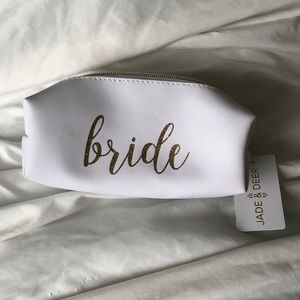 Bride make-up pouch